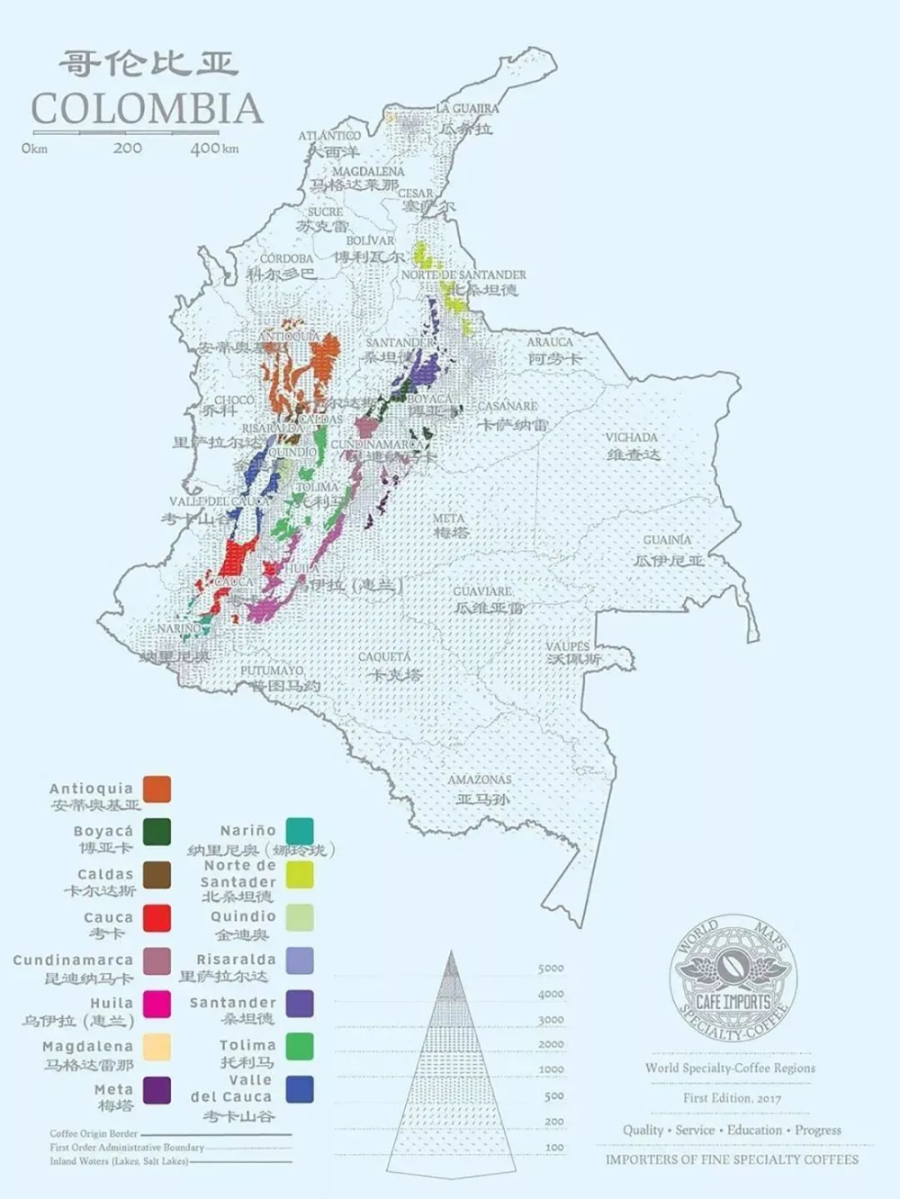 Vùng trồng Colombia