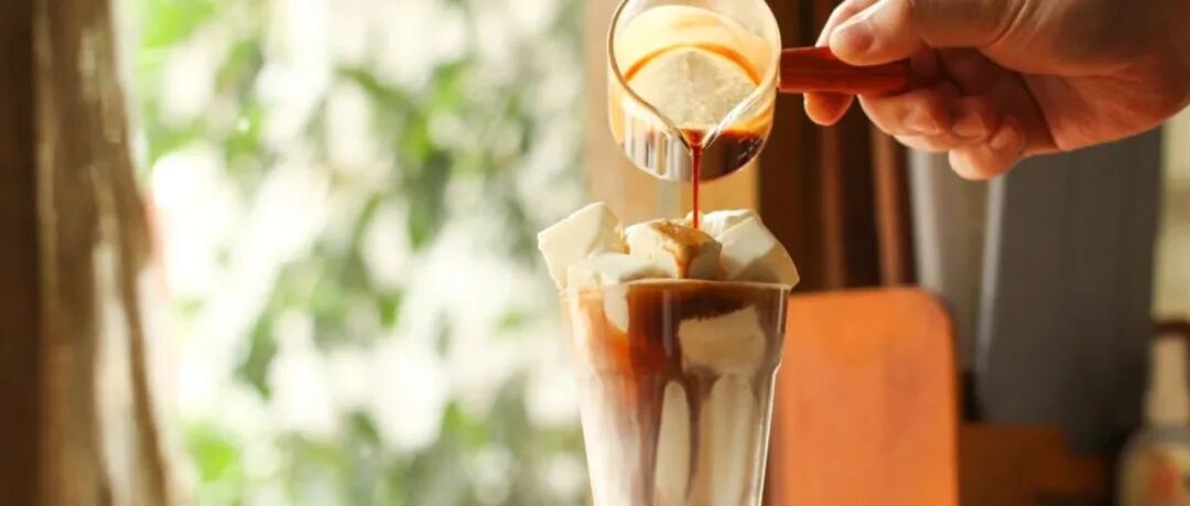Chị em của Affogato ~ Latte đá kem sữa! Cực ngon!