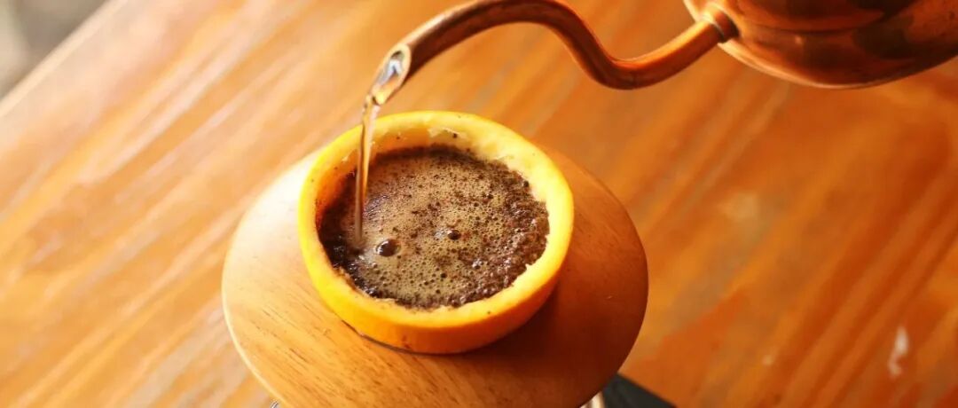 Làm vỏ cam thành phễu lọc để pha cà phê, thế nào?